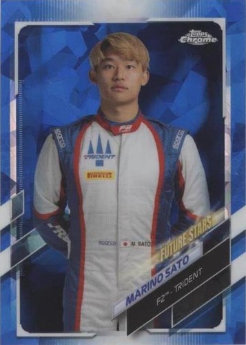 2021 Topps Chrome Sapphire Edition Formula 1 - Marino Sato #77