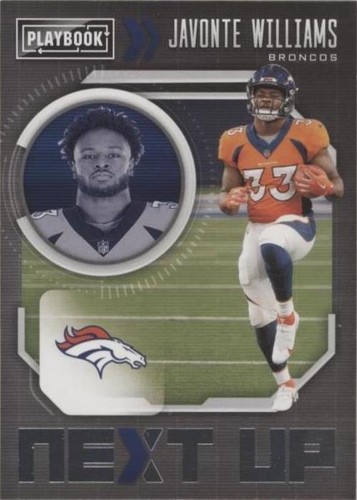 2021 Panini Playbook Javonte Williams #NXT-JWI