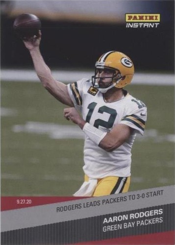2020 Panini Instant NFL Aaron Rodgers #50