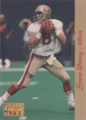 1993 Classic Pro Line Live Steve Young #252
