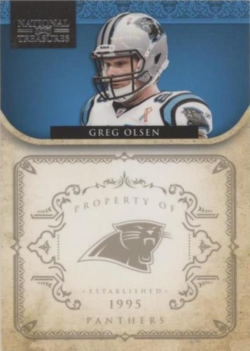 2011 Playoff National Treasures Greg Olsen #22
