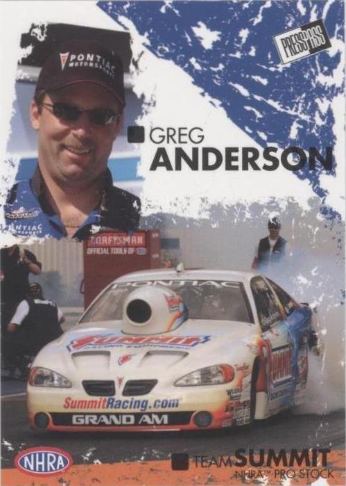 2005 Press Pass NHRA - Greg Anderson #29