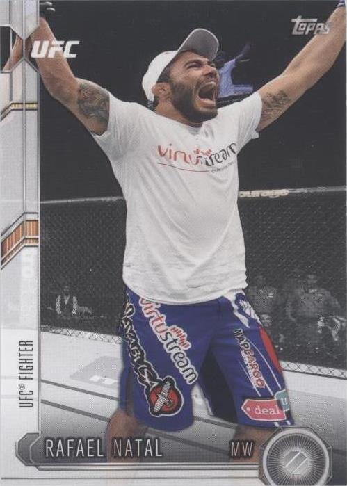 2015 Topps UFC Chronicles - Rafael Natal #106