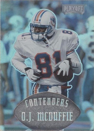 1997 Playoff Contenders O.J. McDuffie #77