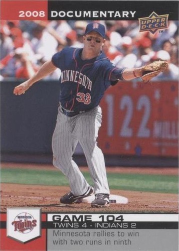 2008 Upper Deck Documentary - Justin Morneau #3139