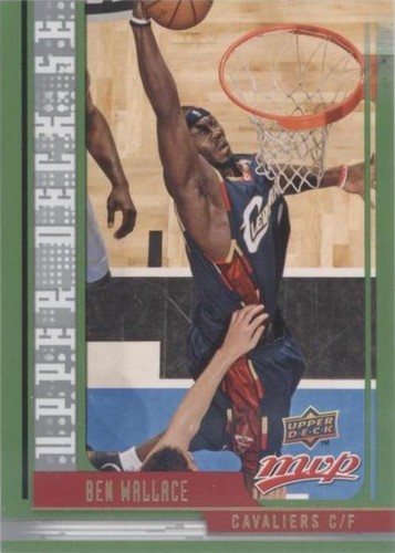 2008-09 Upper Deck MVP - Ben Wallace #9