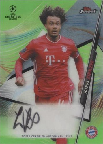 2020-21 Topps Finest UCL Joshua Zirkzee #FA-JZ