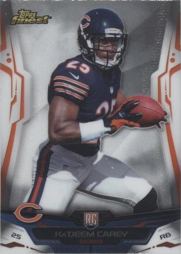 2014 Topps Finest Ka'Deem Carey #129