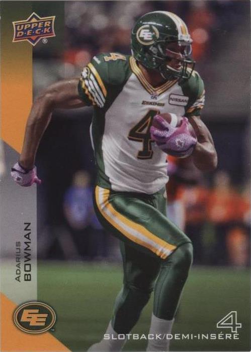 2014 Upper Deck CFL Adarius Bowman #23