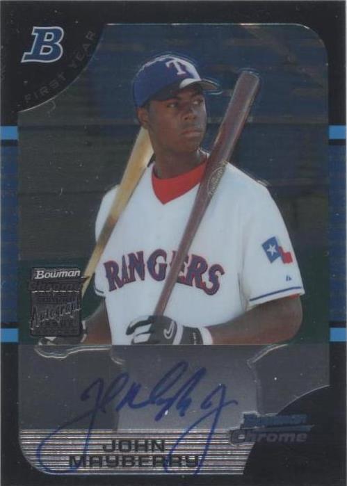 2005 Bowman Draft Picks & Prospects - John Mayberry Jr. #BDP169