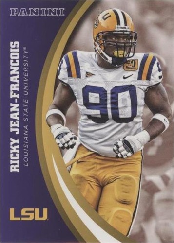 2015 Panini LSU Tigers Ricky Jean-Francois #52