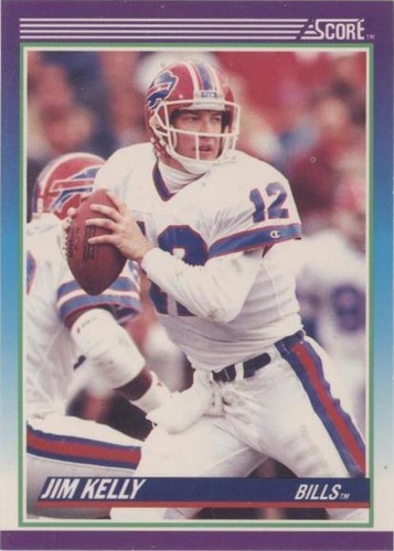 1990 Score Jim Kelly #112