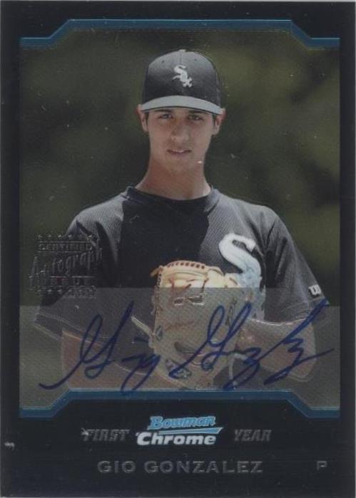 2004 Bowman Draft Picks & Prospects - Gio Gonzalez #BDP175