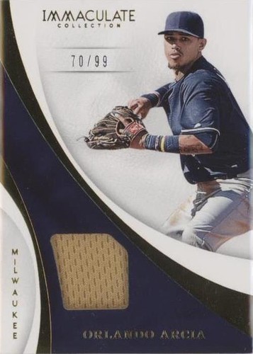 2017 Panini Immaculate Collection - Orlando Arcia #S-OA