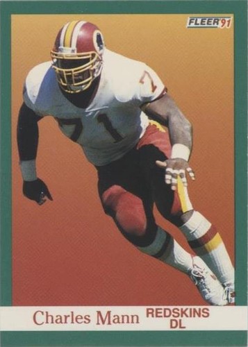 1991 Fleer Charles Mann #389