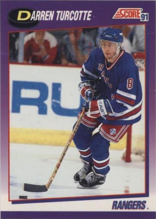 1991-92 Score American - Darren Turcotte #196
