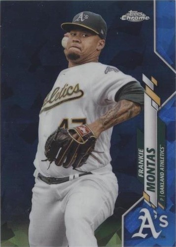 2020 Topps Chrome Sapphire Edition - Frankie Montas #463