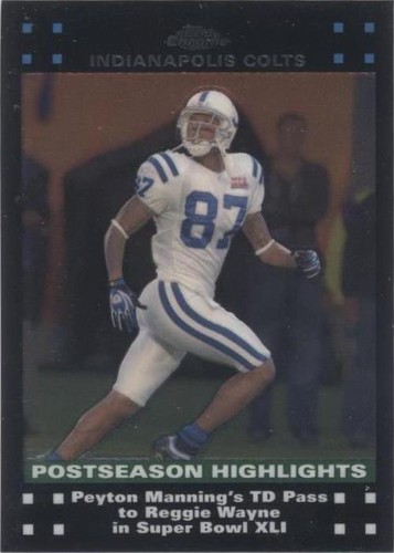 2007 Topps Chrome Reggie Wayne #TC51