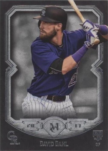 2017 Topps Museum Collection - David Dahl #100