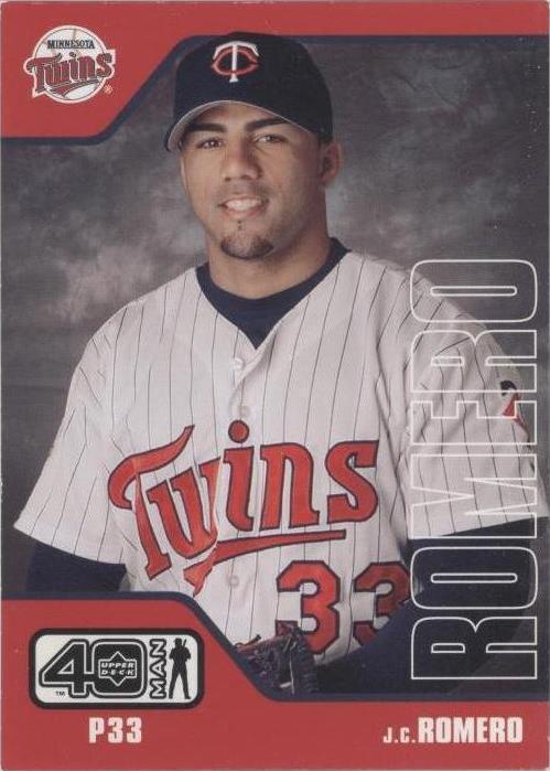 2002 Upper Deck 40 Man - J.C. Romero #386