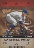 2003 Fleer Authentix - Alex Rodriguez #73