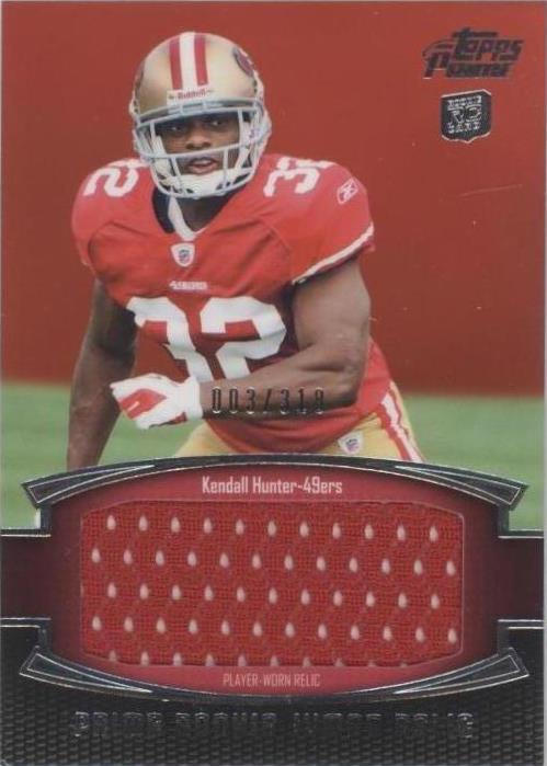 2011 Topps Prime Kendall Hunter #PRJ-KH