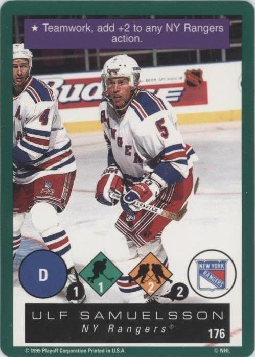 1995-96 Playoff One on One Challenge - Ulf Samuelsson #176