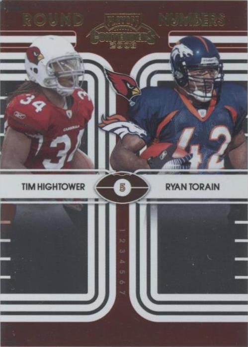 2008 Playoff Contenders Ryan Torain Tim Hightower #29