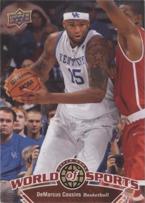 2010 Upper Deck World of Sports - DeMarcus Cousins No38