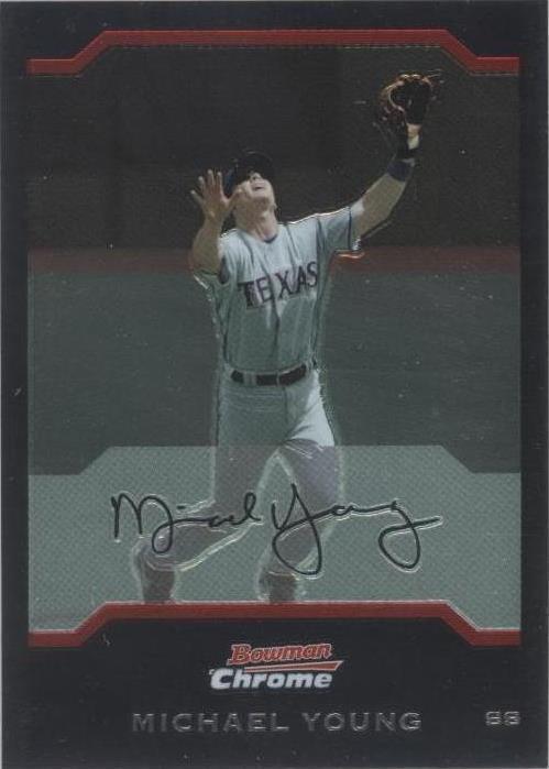 Bowman Chrome 2004 - Michael Young #124