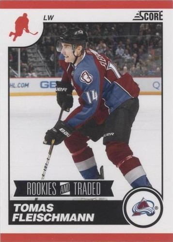 2010-11 Score Rookies & Traded - Tomas Fleischmann #589