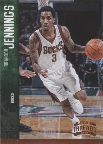 2012-13 Panini Threads - Brandon Jennings #83