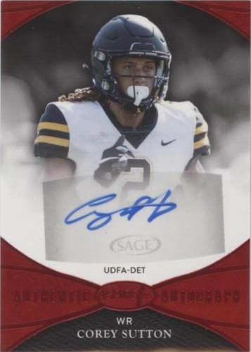 2022 Sage Aspire Corey Sutton #ASP-CS4