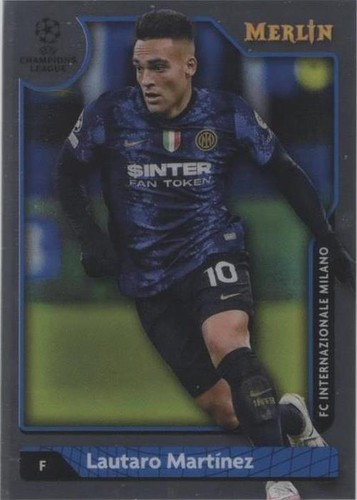 2021-22 Topps Merlin Collection Chrome UCL Lautaro Martinez #34