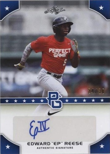 2015 Leaf Perfect Game National Showcase - Edward Reese #PG-ER2
