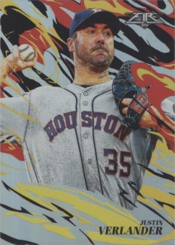 2019 Topps Fire - Justin Verlander #FT-9