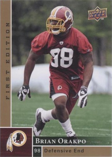 2009 Upper Deck First Edition Brian Orakpo #184