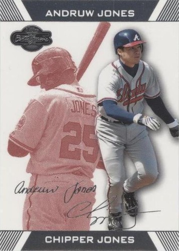2007 Topps Co-Signers - Andruw Jones Chipper Jones #82