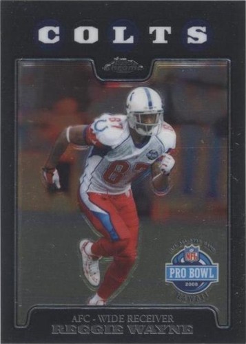 2008 Topps Chrome Reggie Wayne #TC146