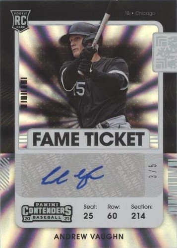 2021 Panini Contenders - Andrew Vaughn #183