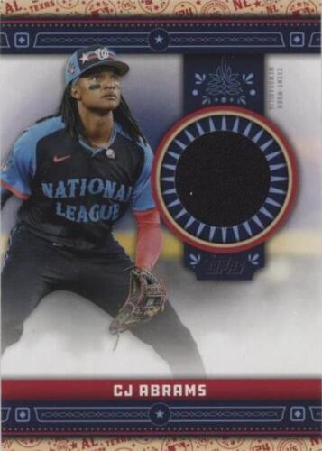 CJ Abrams 2024 Topps Update #ASR-CA All-Star Stitches Relic CJ Abrams 2024 Topps Update #ASR-CA All-Star Stitches Relic