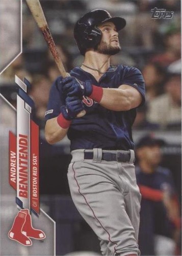 2020 Topps Definitive Andrew Benintendi Red Sox Nameplate
