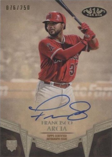 2019 Topps Tier One - Francisco Arcia #BA-FAR