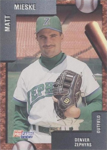 1992 Fleer ProCards Minor League - Matt Mieske #2654