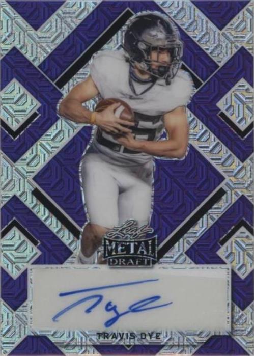2022 Leaf Metal Draft Travis Dye #BA-TD1
