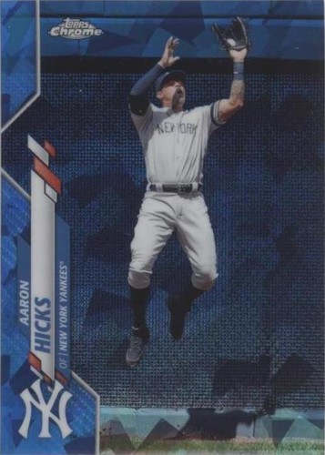 2020 Topps Mini Blue Parallel 7/10 Aaron Hicks #252 | eBay