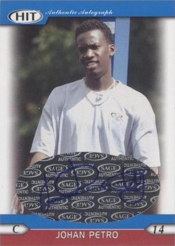 2005 SAGE Hit - Johan Petro #A15