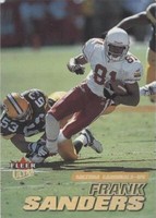 2001 Fleer Ultra Frank Sanders #249