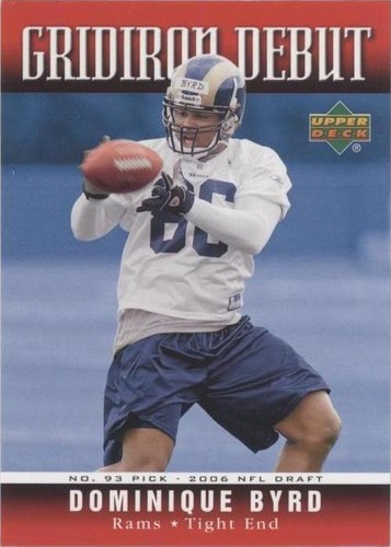 2006 Upper Deck Dominique Byrd #1GD-DB