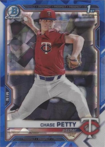 2021 Bowman Chrome Draft Sapphire Edition - Chase Petty #BDC-49